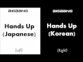 (BIGBANG) HANDS UP (JAPANESE V/S KOREAN ...