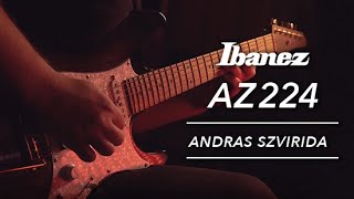 Video thumbnail for Ibanez AZ224BCG tone test by Andras Szvirida by Ibanez Guitar