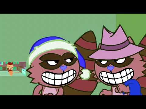 Veg Replace Tennis Happy Tree Friends TV Series Episode 4a   Easy For You to Sleigh Rounds