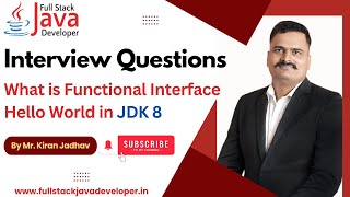 Functional Interface in JDK 8 | Learn with Mr. Kiran Jadhav