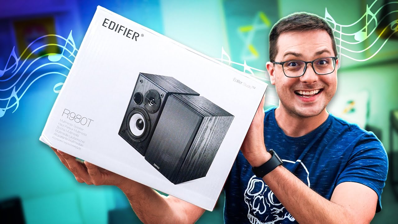 Miniatura da avaliação em vídeo de Monitor de áudio Edifier R980T 24W RMS Preto