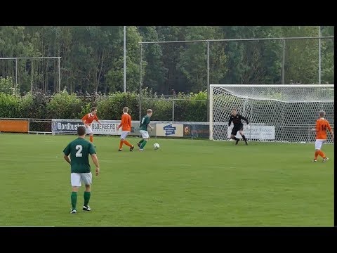 Rick Goorman scoort 1 - 3 (DVV 1 - Groessen 1, 03-09-2017)