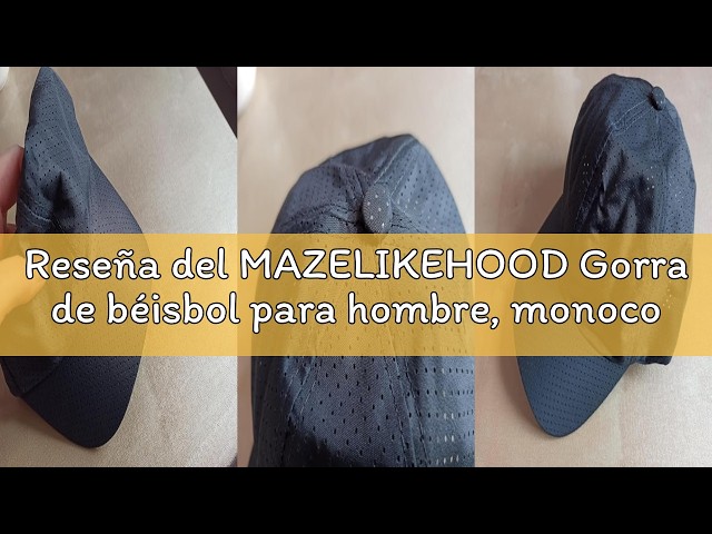 Vídeo relacionado con Johnny Urban Gorra de Béisbol para Hombres y Mujeres - Gorra Dave Negra - Hecha Cap Elegante y Ajustable - Unisex y de Talla única