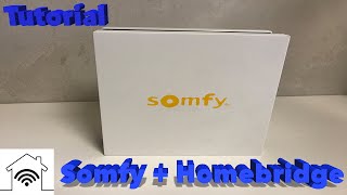 Somfy Tahoma  RTS Rollladen Homekit Installation