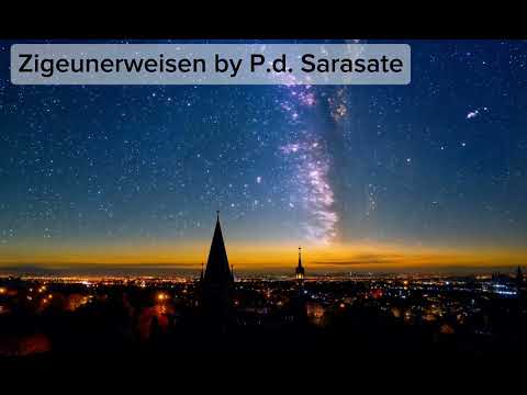 Zigeunerweisen by P.d Sarasate : enjoy Full length of 8:21 min. and autumn sunset screen