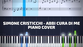Simone Cristicchi - Abbi cura di me Sanremo 2019 Piano Cover Tutorial Karaoke Instrumental Sheets