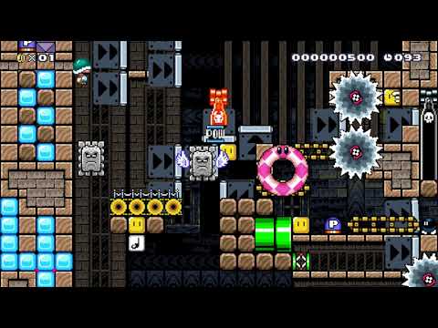 [Super Mario Maker Puzzle] Mrterminus:ABADON v4(Insane) by Mrterminus