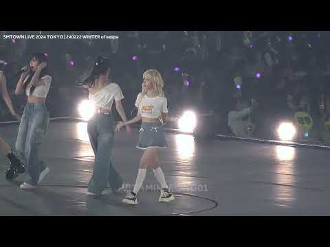 240222 SMTOWN LIVE 2024 SMCU PALACE TOKYO | Ending 빛(HOPE) | aespa WINTER fancam