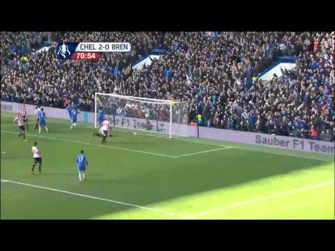 Chelsea 4 - 0 Brentford - All Goals and Full Match Highlights - 17 February 2013