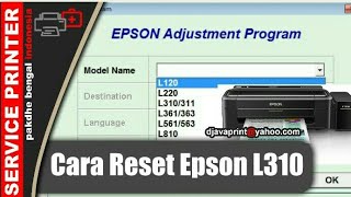 Download epson adjustment program l310