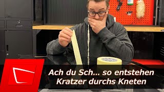 Kratzer durch Kneten!?!? Knete vs Knethandschuh im Vergleich