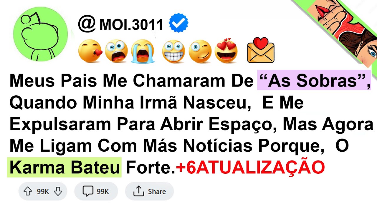 história - Meus Pais Me Chamaram De "As Sobras",  Quando Minha Irmã Nasceu,  E Me Expulsaram ...