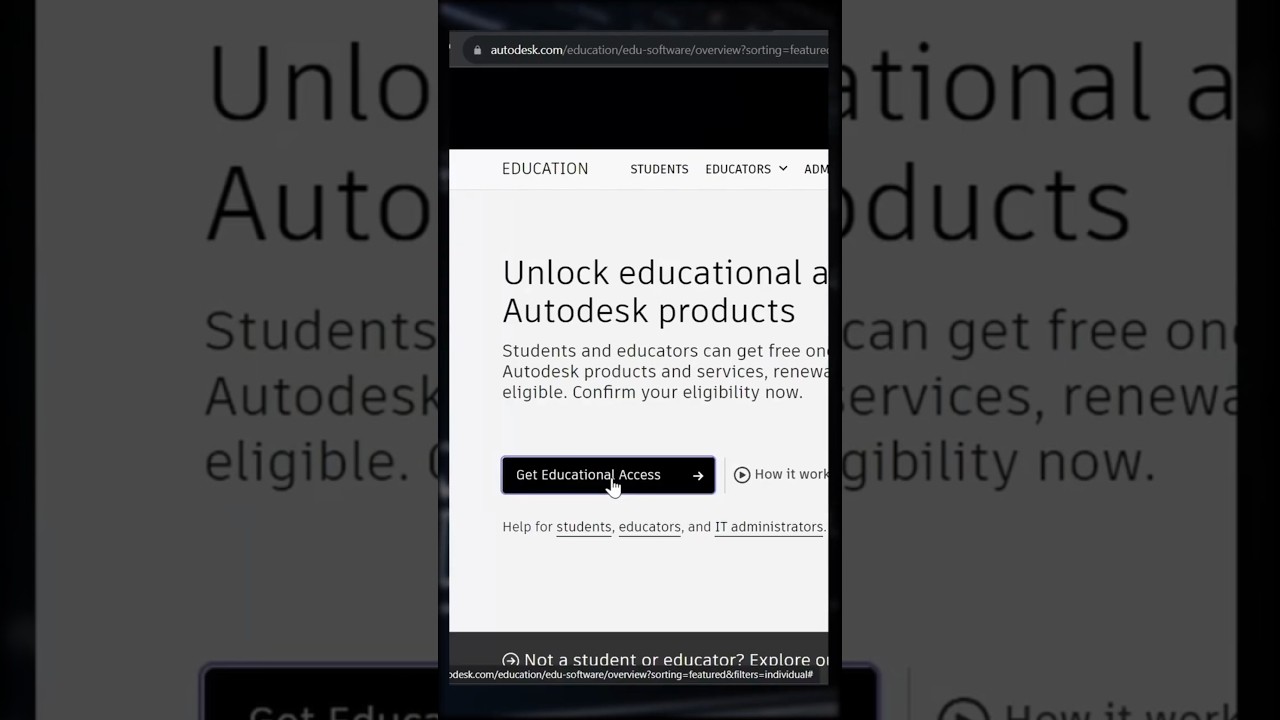 Steps on How to Get Autodesk Applications Using Student Access #2023 #autocad #studentaccess
