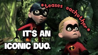 Dash & Violet Parr being siblings for almost 5 minutes straight ❤️‍🔥