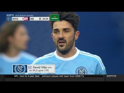 David Villa vs New England Revolution (H) 14-15 HD 720p by Silvan