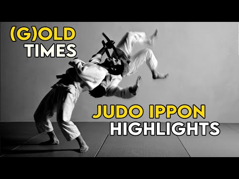 (G)old Times Judo Ippon Highlights | OLD SCHOOL THROWS!