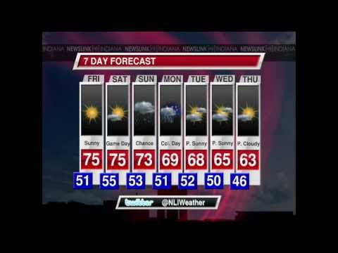 NewsLink Indiana Weather 10 10 2013 -  Ashley Baldwin