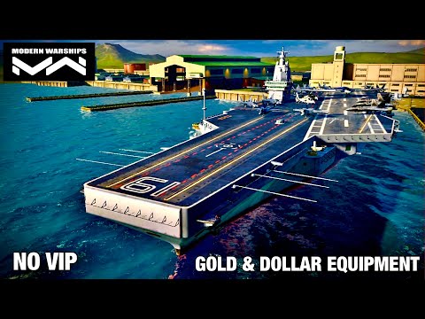 MODERN WARSHIPS: CN TYPE 004 , NO VIP ,10M+ DAMAGE USING GOLD & DOLLAR EQUIPMENT GAMEPLAY