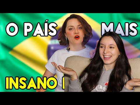 WHY WAS BRAZIL ELECTED THE CRAZIEST COUNTRY? | PORTUGUESE REACTING