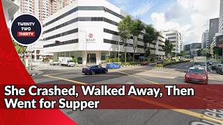 Woman Pleads Guilty After Leaving Crashed Car in Bugis to Eat Supper