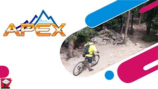 Riding in Golden's Apex Park.