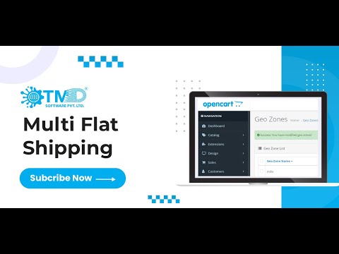 Multi Flat Shipping In OpenCart