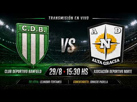 Deportivo Banfield vs Dep Norte de Alta Gracia. Fecha 7, Zona A, Primera B, Liga Cordobesa de Fútbol