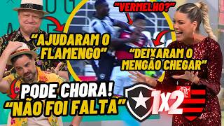 DEIXARAM o FLAMENGO MALVADÃO CHEGAR, AGORA AGUENTA! BOTAFOGO 1X2 FLAMENGO | JOGO ABERTO ANALISE VAR