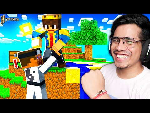 First Day In Minecraft Skyblock GONE WRONG😰