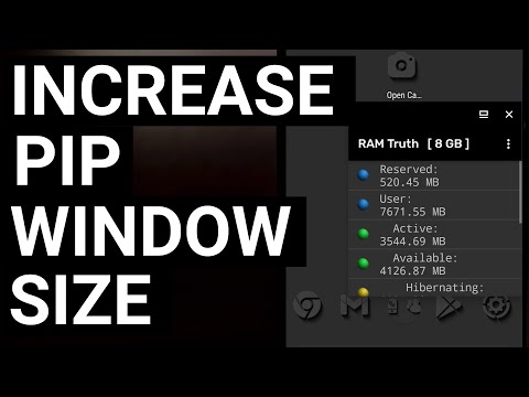 How to Increase the Size of Picture in Picture Windows on Android to Make them Bigger?