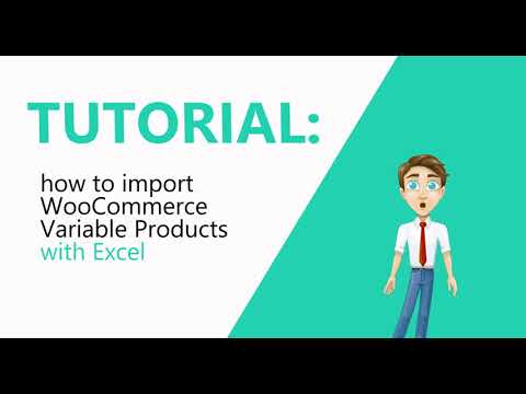 Как импортировать переменные товары в WooCommerce с помощью Excel