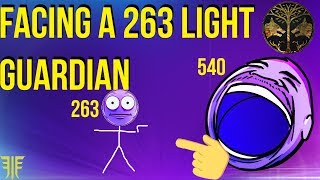 FACING A 263 LIGHT GUARDIAN IN IRON BANNER! (funny) DESTINY 2 - FORSAKEN