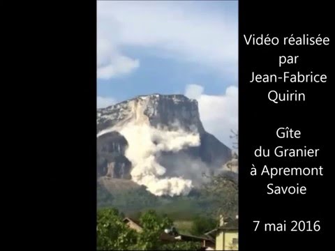 2 - EBOULEMENT SPECTACULAIRE DU MONT GRANIER !