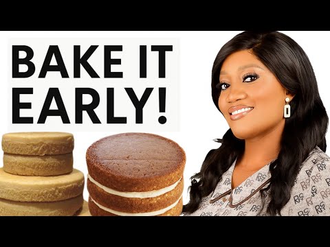 HOW TO MAKE YOUR CAKES & BUTTERCREAM AHEAD OF TIME. 