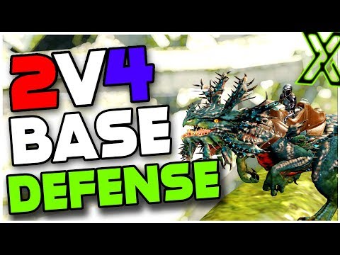 2V4 Base Defense Early Game! | MTS Beginner Servers | ARK: Survival Evolved Ep 2