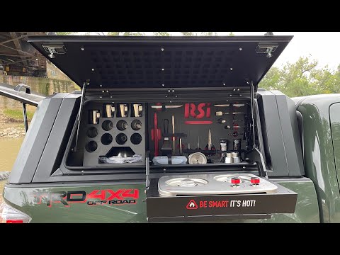 RSI SmartCap EvoA W/Outdoor Kitchen. 2022 Army Green Toyota Tacoma TRD-Off-Road ***BUILD UPDATE***