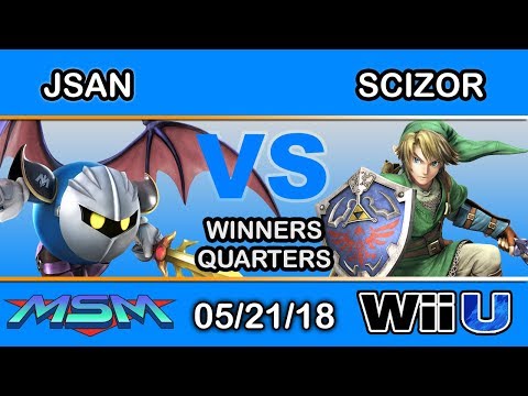 MSM 147 - Jsan (Meta Knight) Vs. Scizor (Link) Winners Quarters - Smash 4