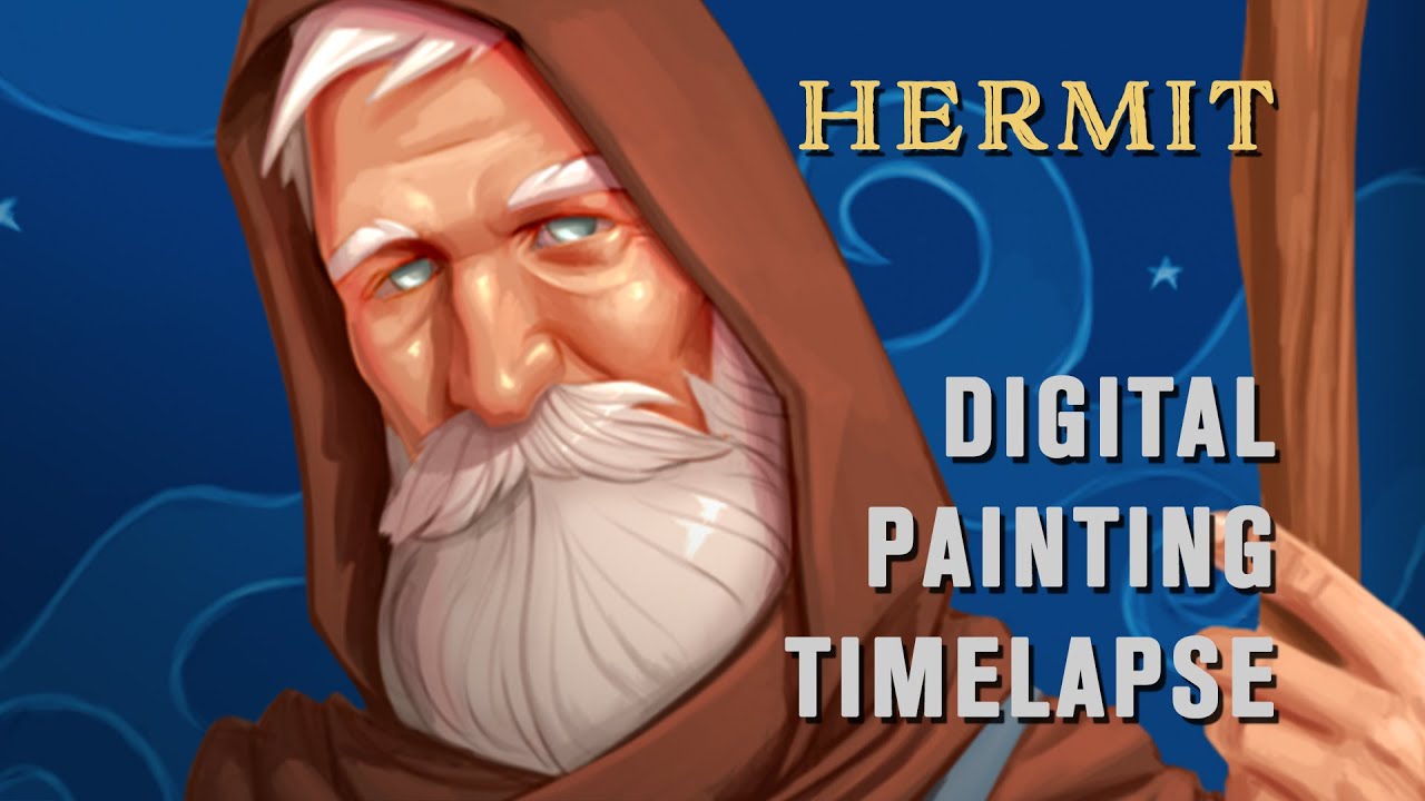 Hermit - Digital Painting