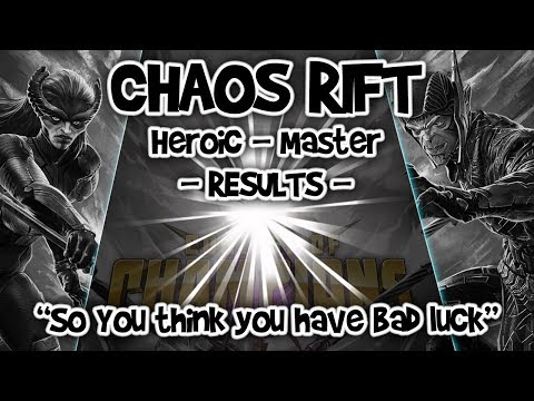 CHAOS RIFT! | Heroic 5x - Master 2x | Marvel Contest of Champions