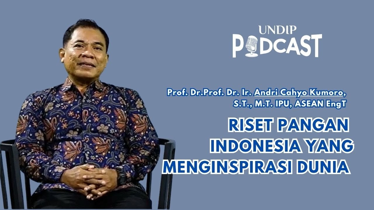 Riset Pangan Prof. Andri Jadi Inspirasi Peneliti Internasional