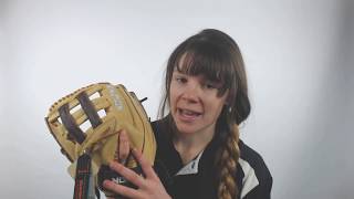 Video thumbnail: Nokona Alpha 12.5" Fastpitch Softball Glove: S-V1250H