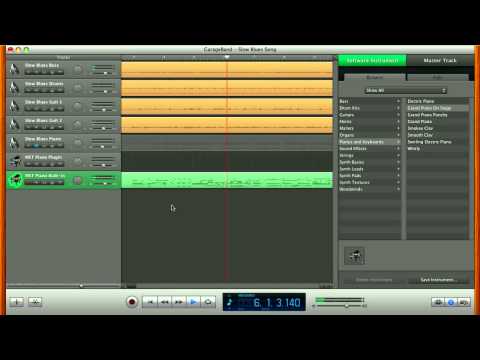 Band-in-a-Box and GarageBand: Using MIDI SuperTracks
