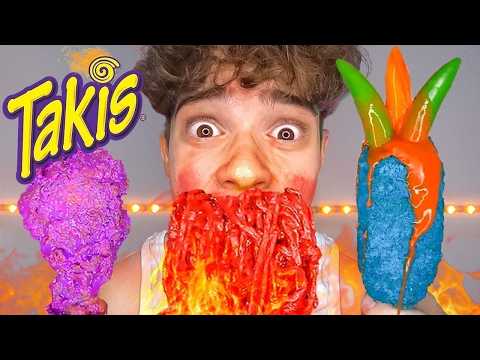 Giant Food, Tiny Food, Color Food and Extreme Spicy! - Food Challenges