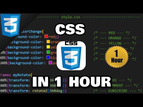 Learn CSS in 1 hour ????