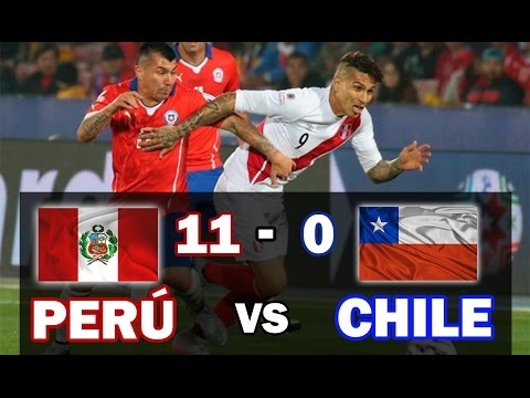 PERÚ 11 vs 0 CHILE  / Eliminatorias Rusia 2018 / El Sueño de Farfan / Impresionante goleada