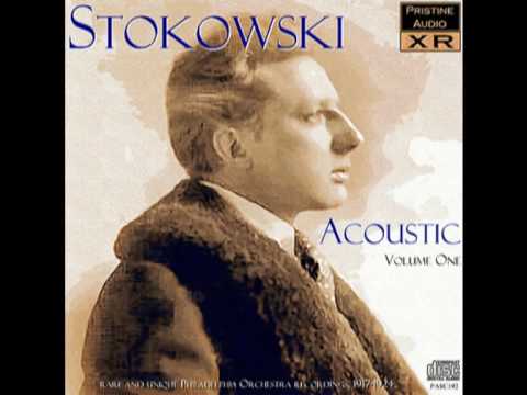 Brahms Hungarian Dance 5 - Stokowski, Philadelphia Orchestra, 1917 (his first recording)