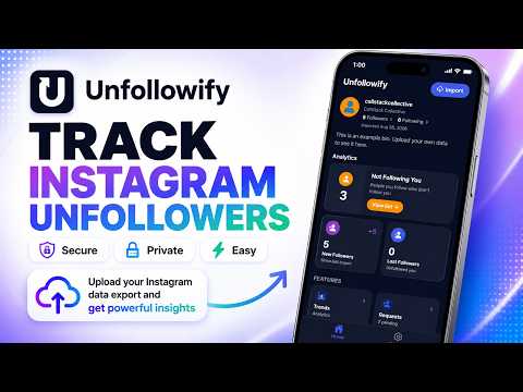 Unfollowify: Track Unfollowers video thumbnail