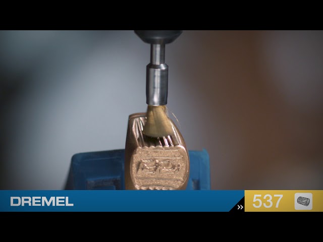 Vidéo teaser pour Dremel- Brass brush 3,2 mm (537)