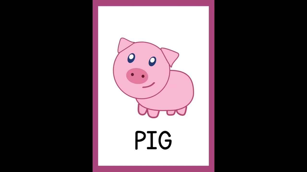 Farm Animals Flashcards #abcdsong #abcdrhymesforkids #phonicsong #viral #trending #animals