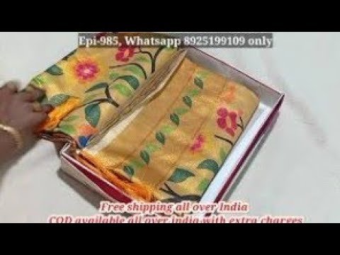 Plazzoo silk Pattu Saree collection with Cod | Episode - 985